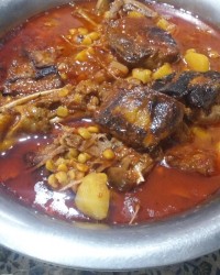 قیمه بادمجان جان با گوشت اُردک