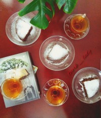 کیک چای (کاکائویی)