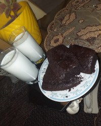 کیک کاکائویی عصرونه