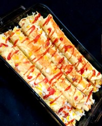 شاورما با پنیرونان خانگی