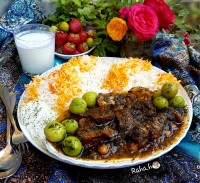 خورشت گوجه سبز