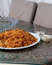 لوبیا پلوی مریم پز