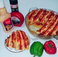 لازانیا باگوشت و سبزیجات