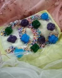 پاستیل میوه ای بدون رنگ و اسانس