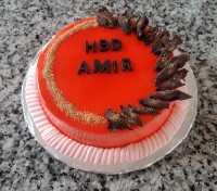 کیک خامه ای برای تولد دوستم