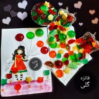 پاستیل براق ورق بزنید