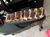 اینم رلت ام که برای اولین بار درست کردم جاتون خالی