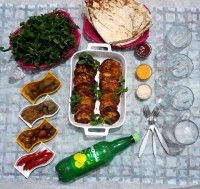 پنکیک سیب زمینی پنیری