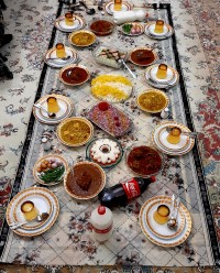فسنجان/چلوگوشت/باقالاقاتوق