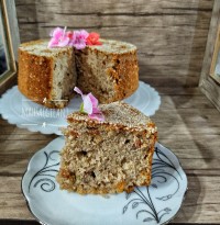 کیک دارچینی مغزدار