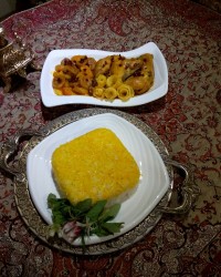 خورشت مرغ وقیصی