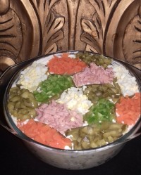 سالاد الویه مرغ