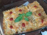 لازانیا با مرغ به همراه سس مخصوص لازانیا❤