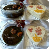 خورشت شنبلیله وگشنیز با تزئین ساده برنج