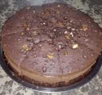 کیک شکلاتی گردویی