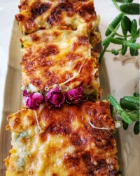 کوکوی سبزیجات با پنیر