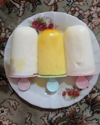 بستنی چوبی پودینگ وانیل