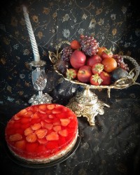 چیز کیک توت فرنگی