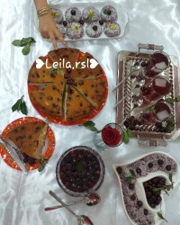 کیک آلبالو و خوشمزه های آلبالویی