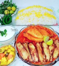 خورش کدو سبز با مرغ