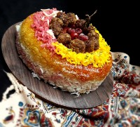 آلبالو پلو با کوفته قلقلی گیاهی