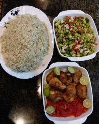 اینم شام ساده من