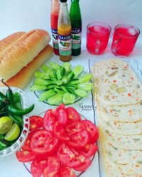 ساندویچ سرد کالباس ومخلفات