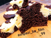 مافین شکلاتی با کرم پنیری