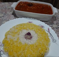 خورش فاصولیا با قارچ