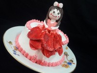 صاف کردن خامه روی کیک