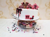 کیک کشمش و گردو با آرد نانوایی