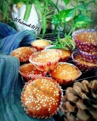 کاپ کیک عسلی بدون تخم مرغ