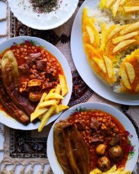 ناهار امروز من قیمه جان