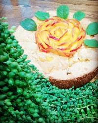 کیک هلو سکوت بانو