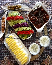 خورشت قرمه سبزی با سیر