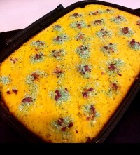 کیک شربتی در تابه دو طرفه.