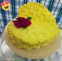 کیک سبد میوه