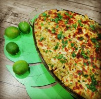 لازانیا با ماکارونی پروانه ای