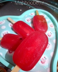 بستنی یخی میوه ایی