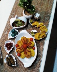 کوکو سیب زمینی شکم پر