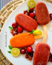 بستنی یخی میوه ایی