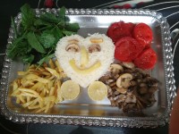 قارچ پلوی مجلسی