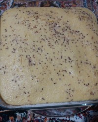 کیک گنجدی باطعم موز