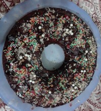 کیک شکلاتی با گاناش?