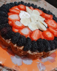 کیک شیفون نسکافہ ای??