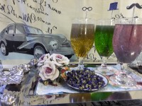 شربت تخم شربتی و گل پنیرک