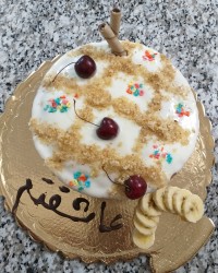 کیک خودم پز مخصوص تولد همسر جان❤