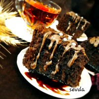 کیک موکا گردویی