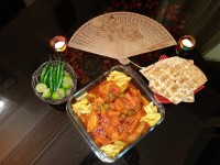 خوراک مرغ و آلوچه خوشمزززه