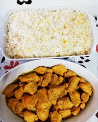 خورش مرغ و کاری (هندی)